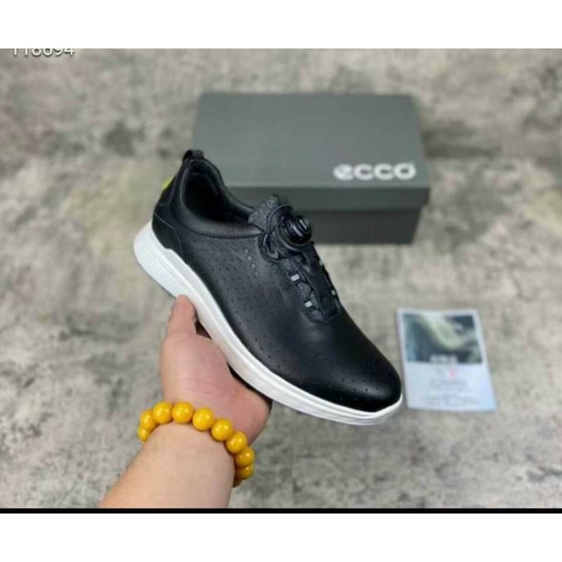 GIÀY ECO NÚT VẶN 2 MÀU TRẮNG , ĐEN