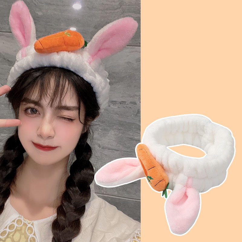 Băng đô rửa mặt thiết kế đáng yêu thời trang Hàn Quốc 2021 cho nữ