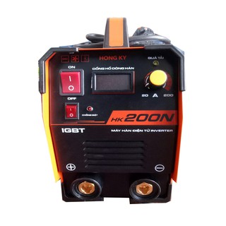 Máy hàn que điện tử Hồng Ký HK 200N  Tặng dây hàn đồng - Hàng chính hãng