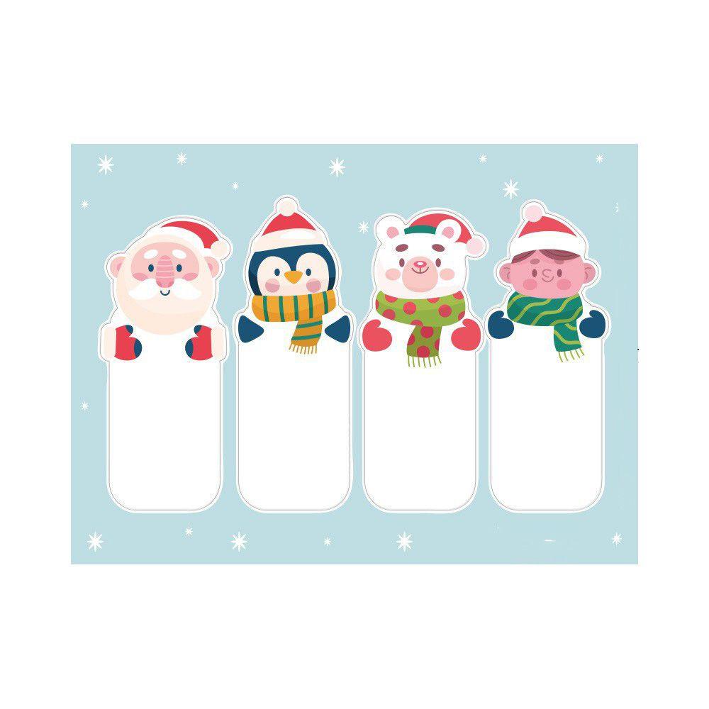 Bộ 25 Miếng Dán Họa Tiết Hoạt Hình Dễ Thương Dùng Trang Trí Giáng Sinh