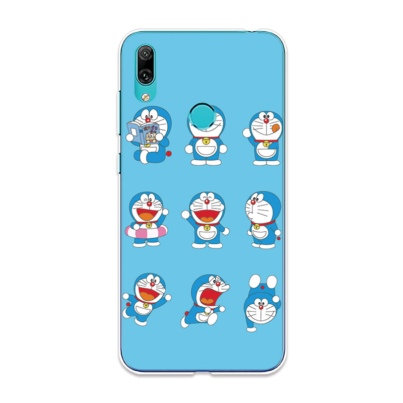 Ốp Lưng Huawei Y7 Prime 2017 Pro 2018 2019 TPU mềm Case Doraemon