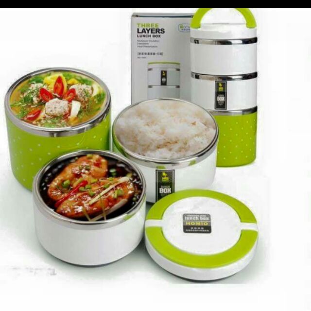 Cặp lồng giữ nhiệt chấm bi