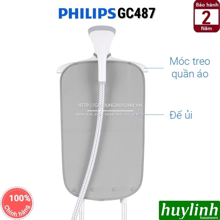 [Mã ELHAMS5 giảm 6% đơn 300K] Bàn ủi hơi nước dạng đứng Philips GC487 / 89 - Chính hãng BH 2 năm