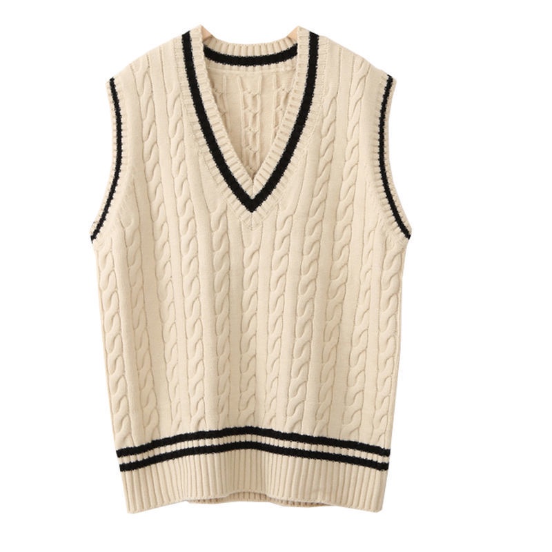 Áo Gi Lê Dệt Kim Không Tay Dáng Rộng Thời Trang Dành Cho Nữ