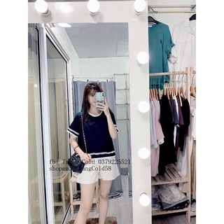 Áo croptop viền ren  (Ảnh thật shop tự chụp )