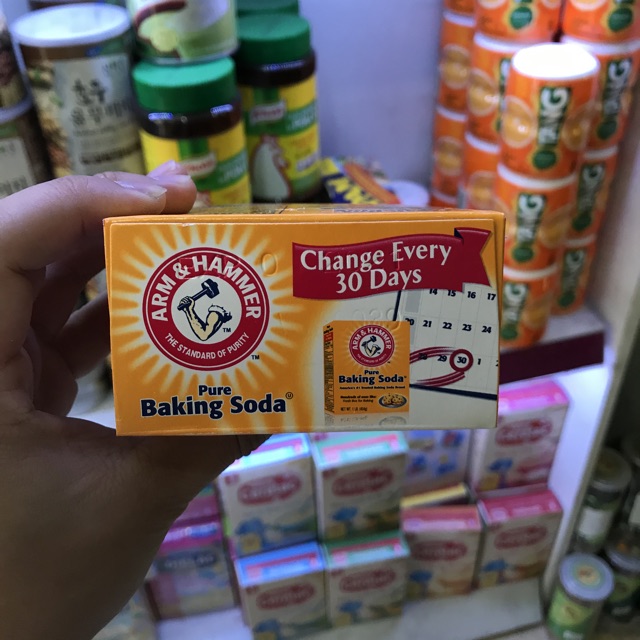 [BỘ 2 HỘP] Bột Baking Soda Arm &amp;amp; Hammer 454g Nhập Khẩu Mỹ
