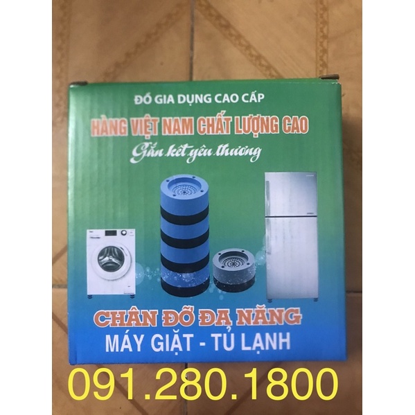 Chân kệ kê máy giặt, tủ lạnh, máy lọc nước, máy rửa bát cao 4cm