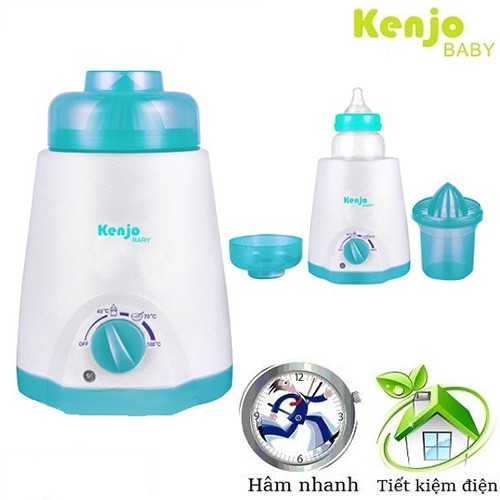 [ BẢO HÀNH 1 NĂM ] Máy hâm sữa và thức ăn Kenjo 4 in 1 KJ01N [ TP.HCM FREESHIP ]