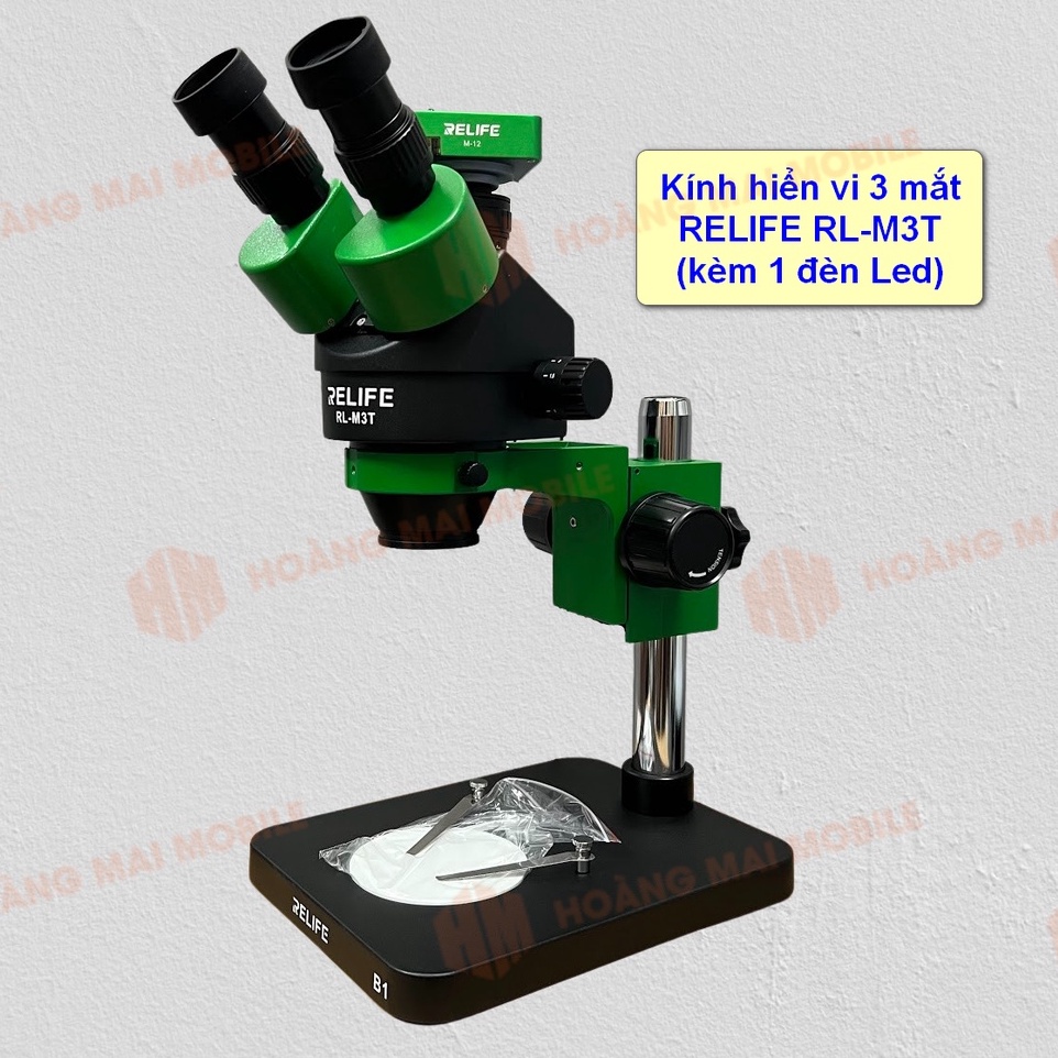 Kính hiển vi 3 mắt RELIFE RL-M3T-B1 (kèm đèn Led)