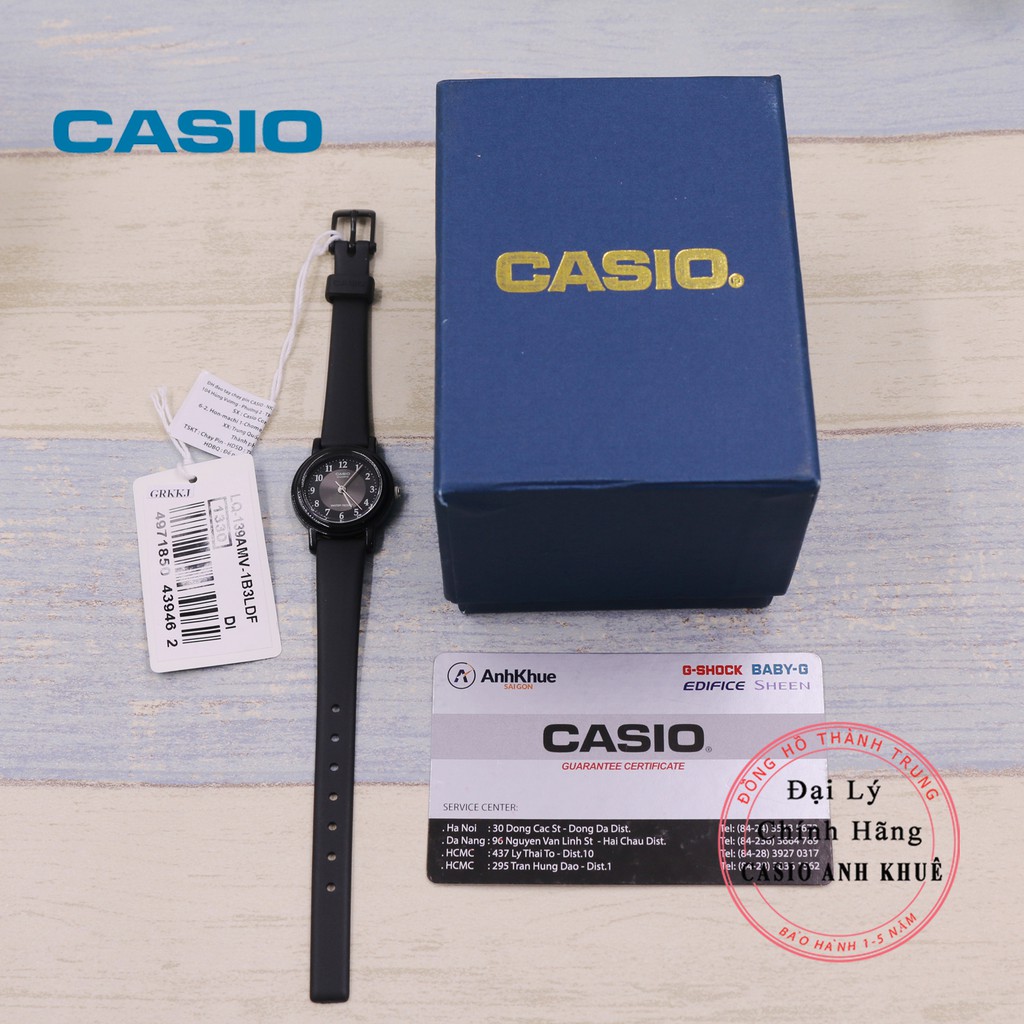 Đồng hồ nữ Casio LQ-139AMV-1B3LDF dây nhựa