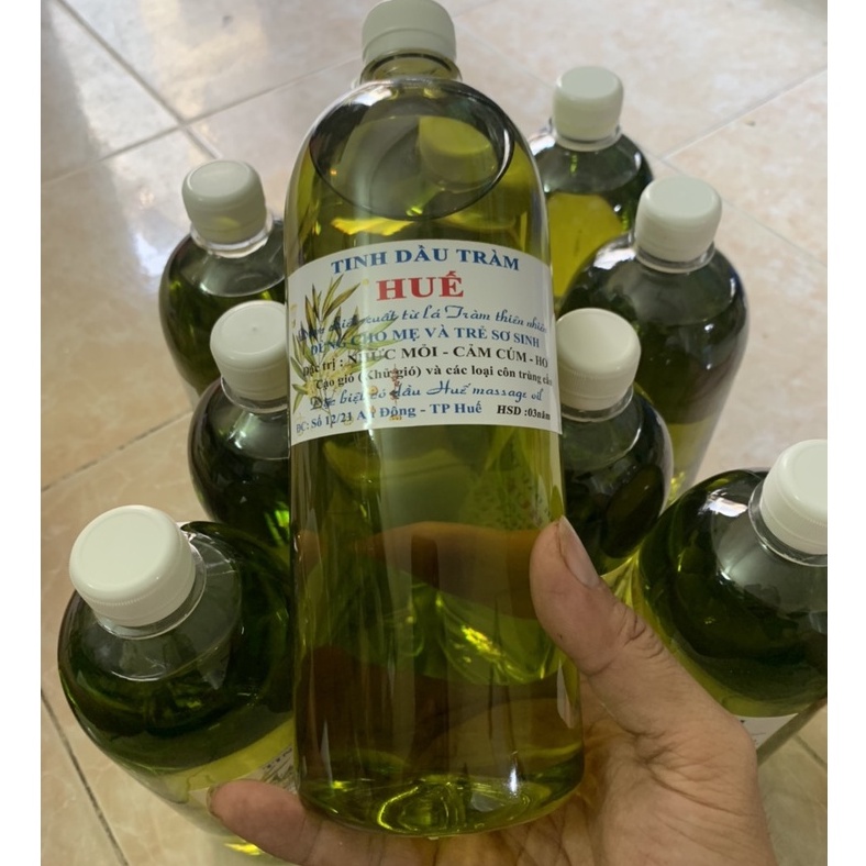 chai 500ml -Tinh dầu tràm Huế nguyên chất ( hàng có sẵn)
