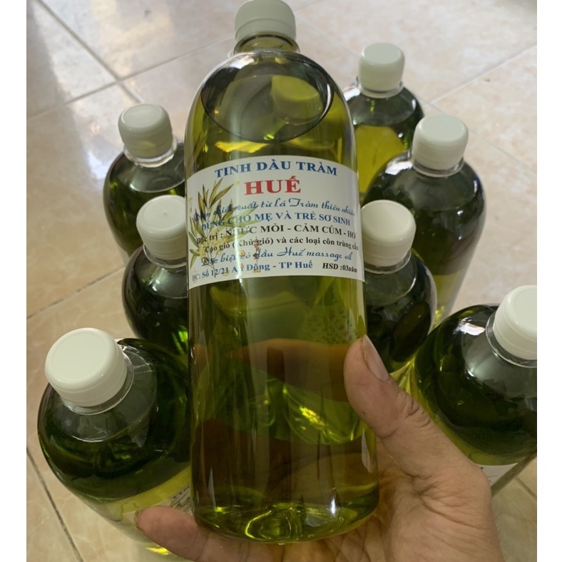 Chai 500ml -Tinh dầu tràm Huế nguyên chất