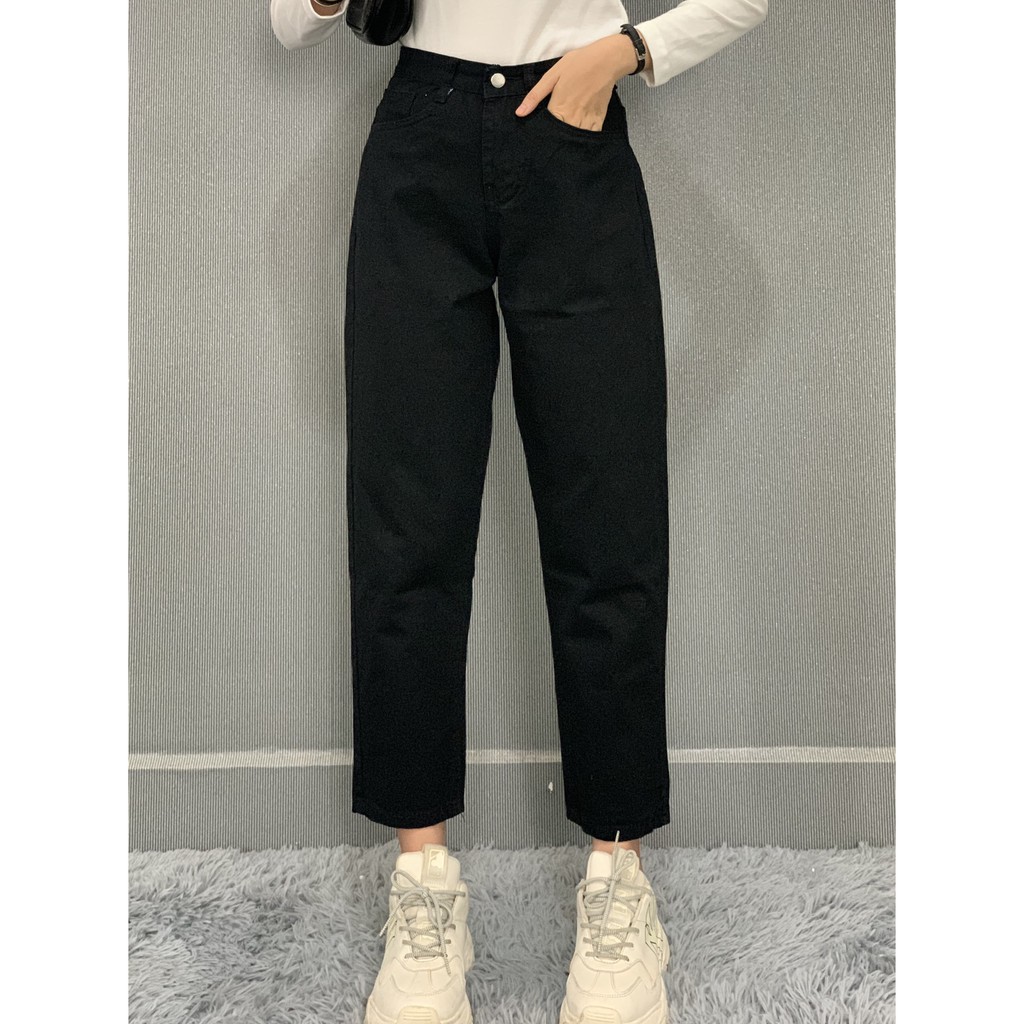 Quần baggy kaki nữ lưng cao có size đại, chất kaki cotton 100% hàng VNXK (KKBG)
