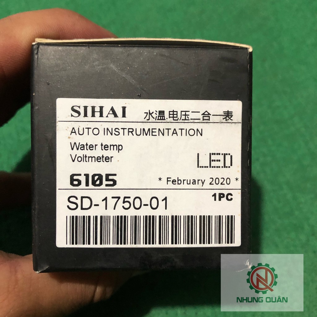 Đồng Hồ Báo Nhiệt độ 12v và 24v lắp cho xe tải Sihai