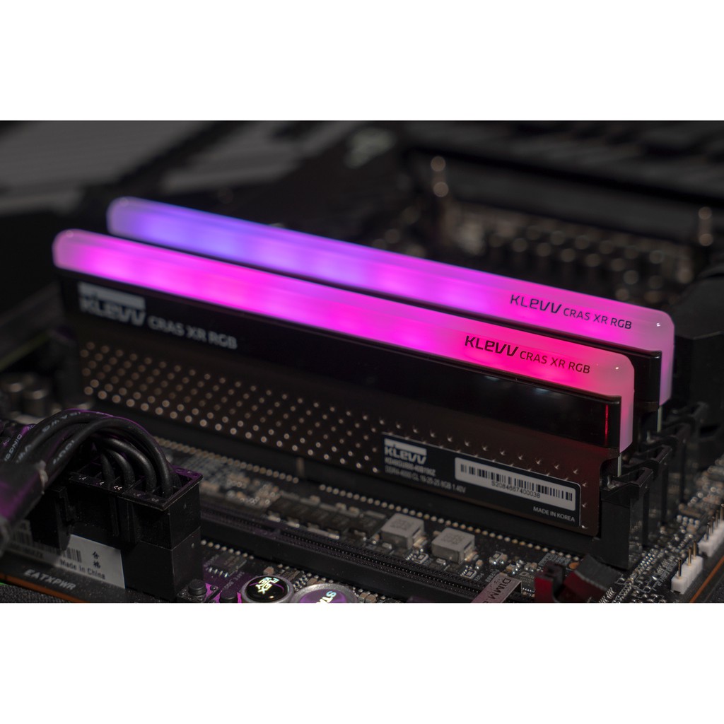 Bộ nhớ trong RAM DDR4 Klevv CRAS XR RGB Bus 3600 C18