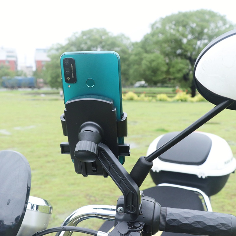Giá đỡ điện thoại Hấp thụ sốc tốt Mang mạnh mẽ ‑ Giá đỡ thiết kế đơn giản chống chịu cho xe đạp leo núi