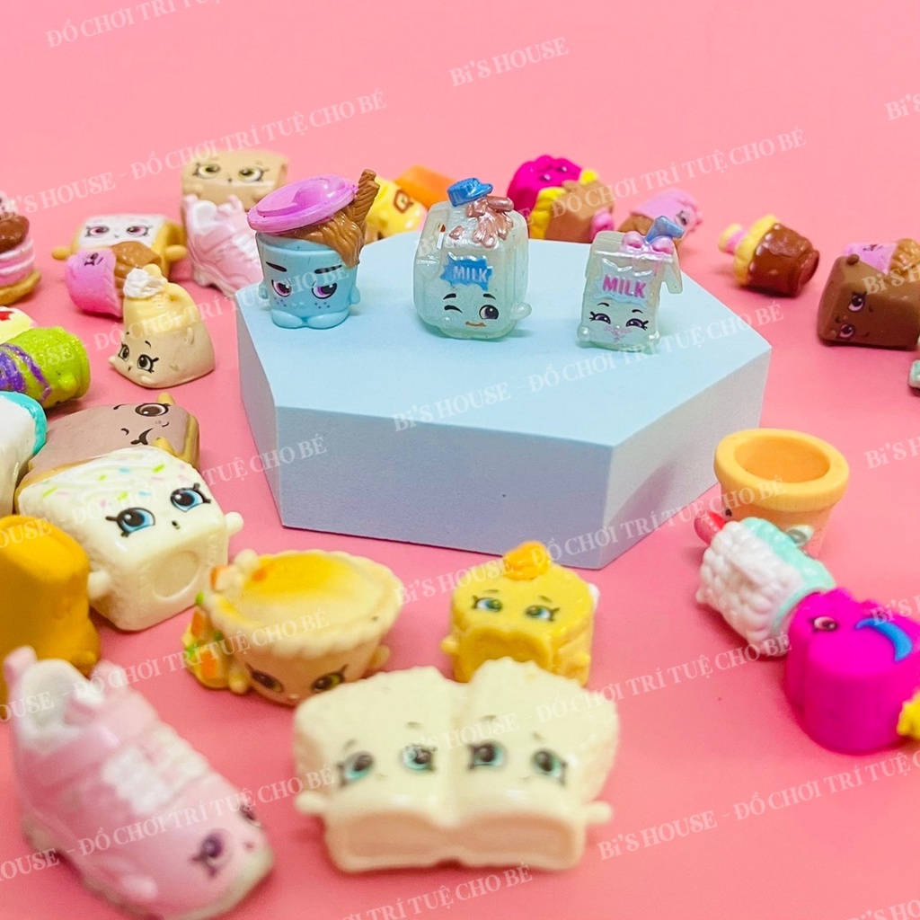 Đồ chơi Shopkins đáng yêu, mô phỏng đồ ăn vật dụng gia đình