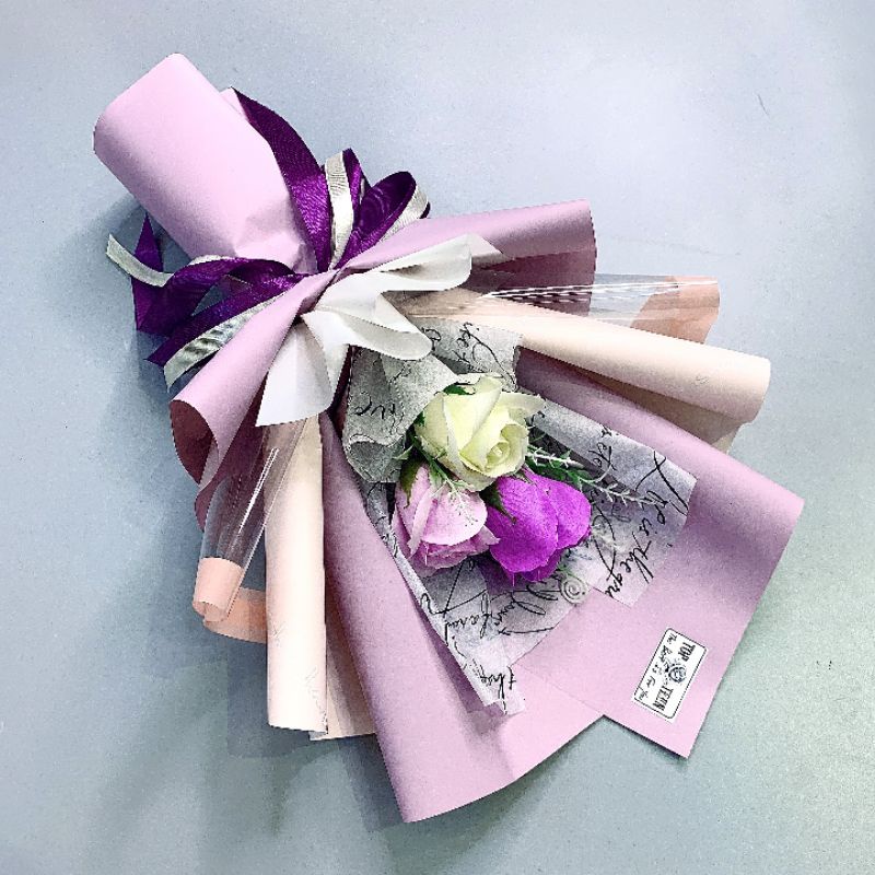 Hoa hồng sáp 3 bông