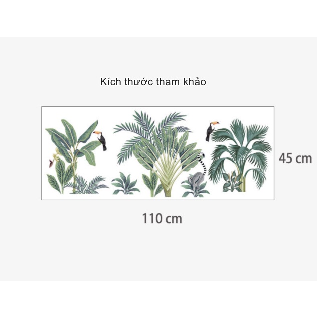 Decal trang trí tường - 3 chùm cây nho nhỏ