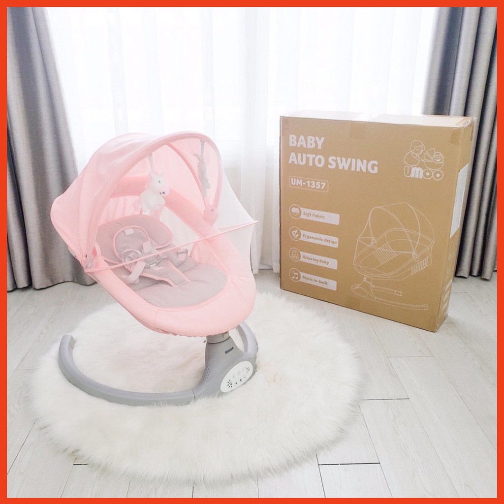 Nôi Ru Cho Bé/Nôi Đưa Kiêm Ghế Ngồi Umoo 5 Chế Độ Giúp Bé Ngủ Ngon, Thư Dãn