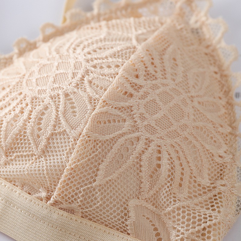 Áo bra ren sexy không gọng có mút nâng ngực freesize 40-60kg LAVENUSA AL23