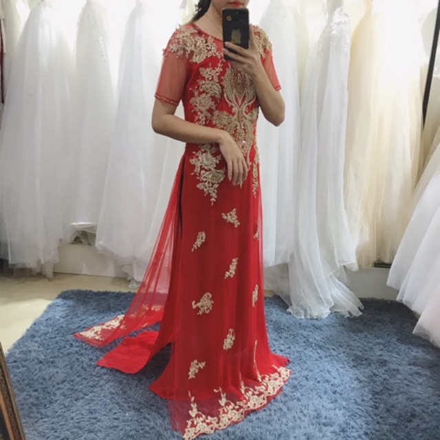 Thanh lý áo dài cô dâu