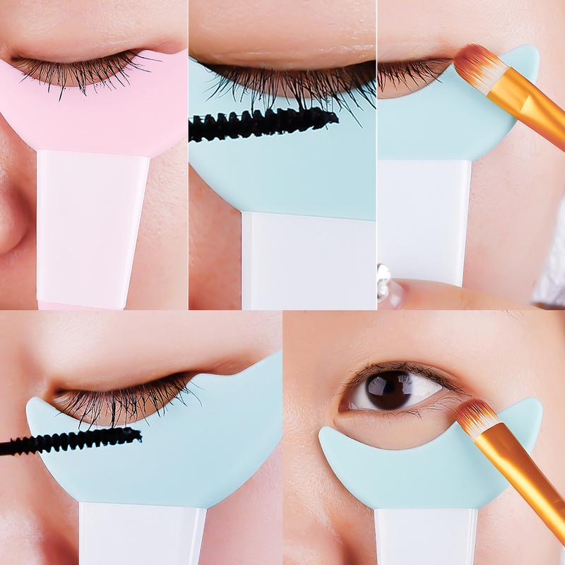 Gel Silica Mềm Mại Trang Điểm Mắt Chuyên Nghiệp / Sử Dụng Mascara / Bút Kẻ Mắt Hình Quả Bầu Dục