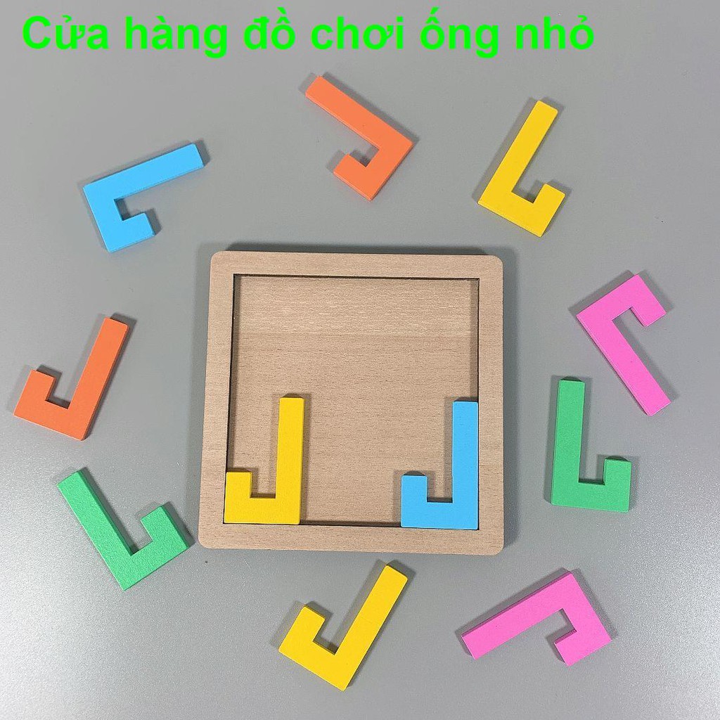 Thử thách giải mã bằng gỗ Câu đố ghép não đốt đồ chơi giáo dục tương tác siêu khó dành cho trò trẻ emĐồ chơi gi1