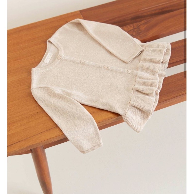 Áo Cadigan Mango auth bé gái