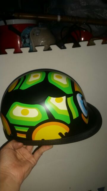 Nón mũ bảo hiểm Đua ngựa dáng PoLo tem Rùa thời trang