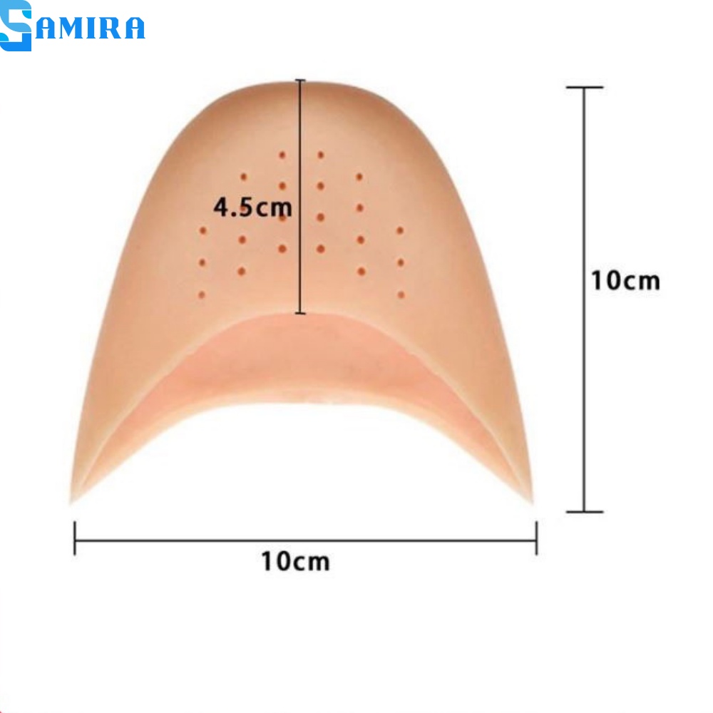 Combo 2 miếng lót silicon đệm mũi chân lót bảo vệ chống đau rộng ngón chân khi mang giày múa ba lê SA15