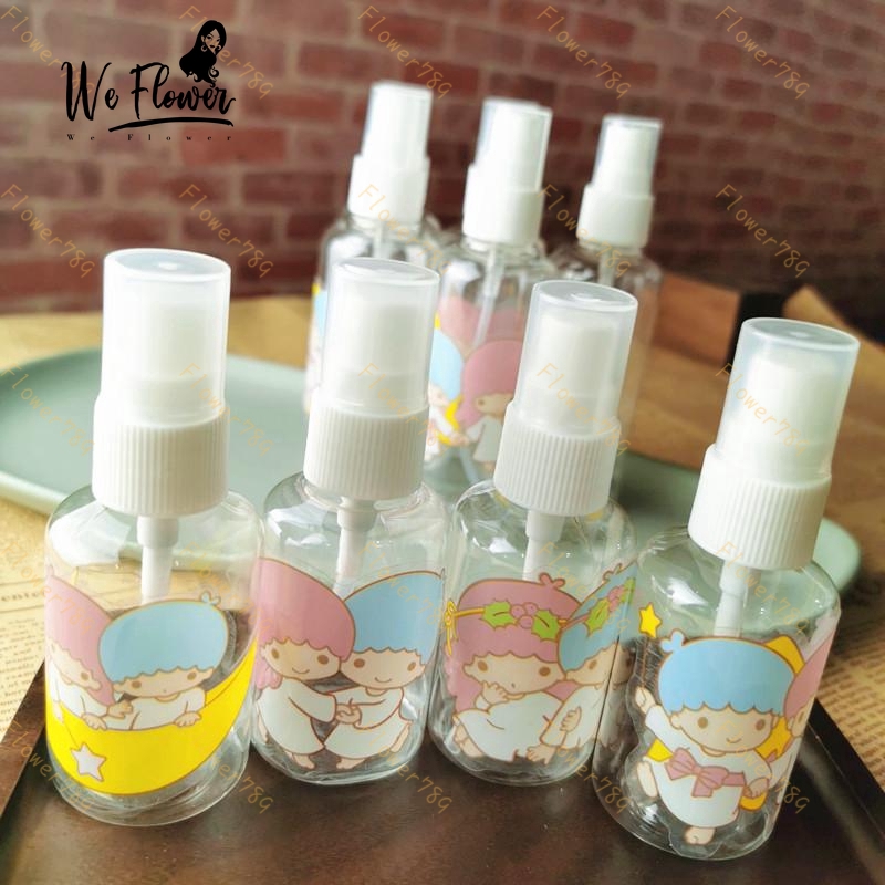 Chai chiết WE FLOWER đựng mỹ phẩm rỗng dạng xịt 50/ 100ml đa năng tiện lợi