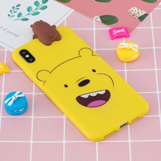 For iPhone XR X Xs Max Cute Soft Silicon Phone Case