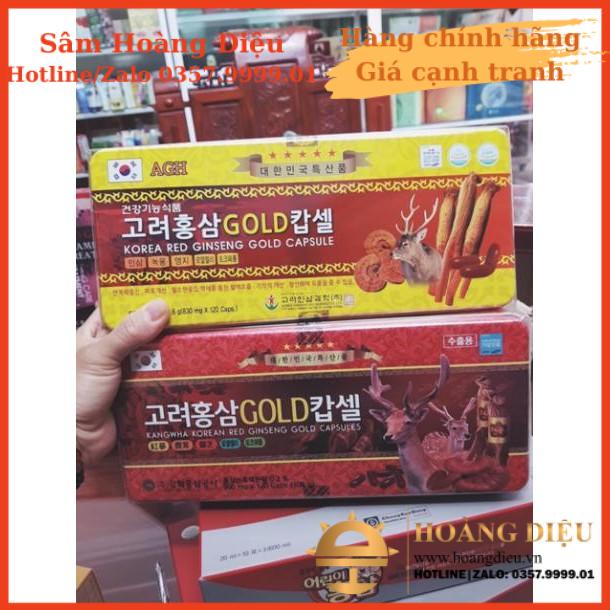 Sâm Hoàng Diệu - Đạm sâm nhung hươu đỏ AGH Hàn Quốc 120 viên