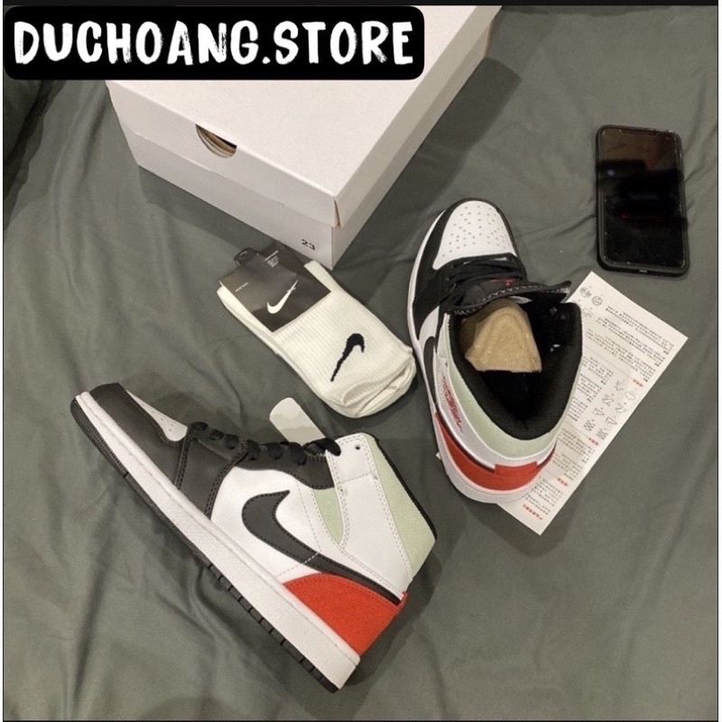 GIÀY NII.KEE J.D1 MID UNION RED 1:1 SC