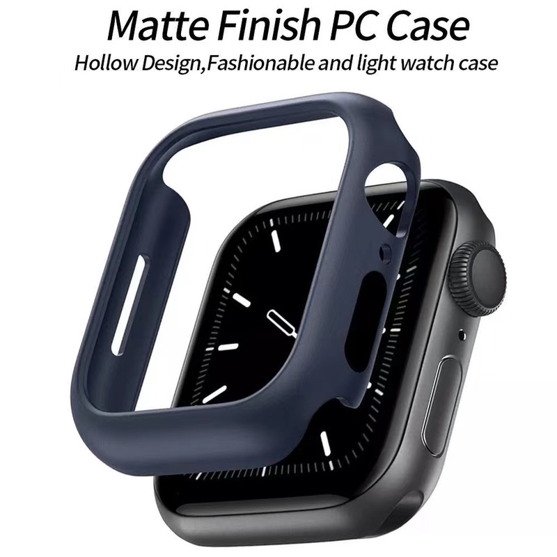 Ốp Bảo Vệ Bằng PC Cứng Nhám Cho Apple Watch 45mm 41mm 40mm 44mm iWatch SE 7 6 5 4 3