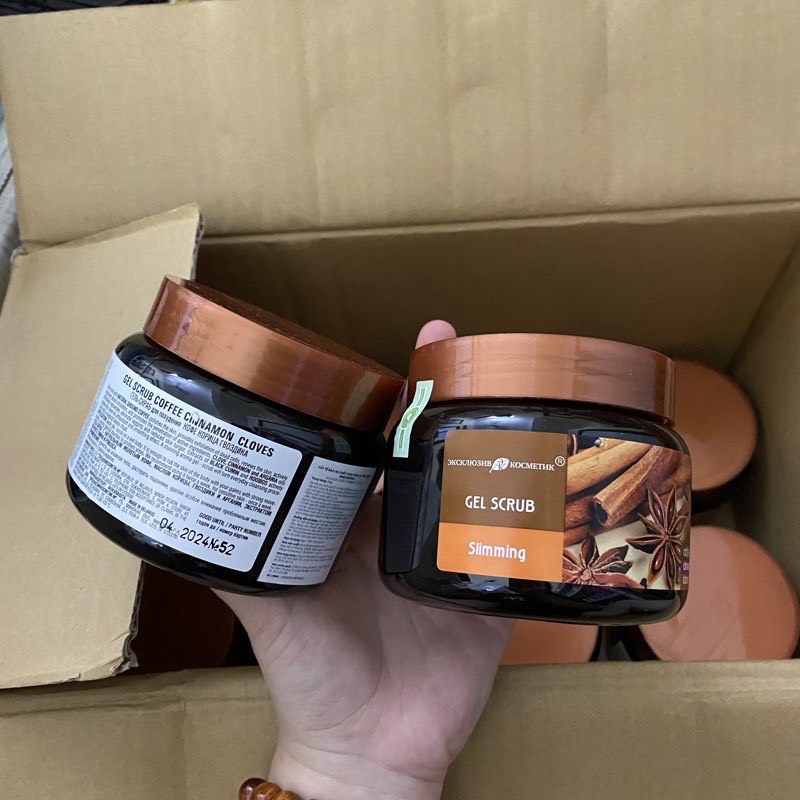 Tẩy da chết body Nga chiết xuất từ quế hồi 380ml săn chắc da và giảm mụn cơ thể - byShii | BigBuy360 - bigbuy360.vn