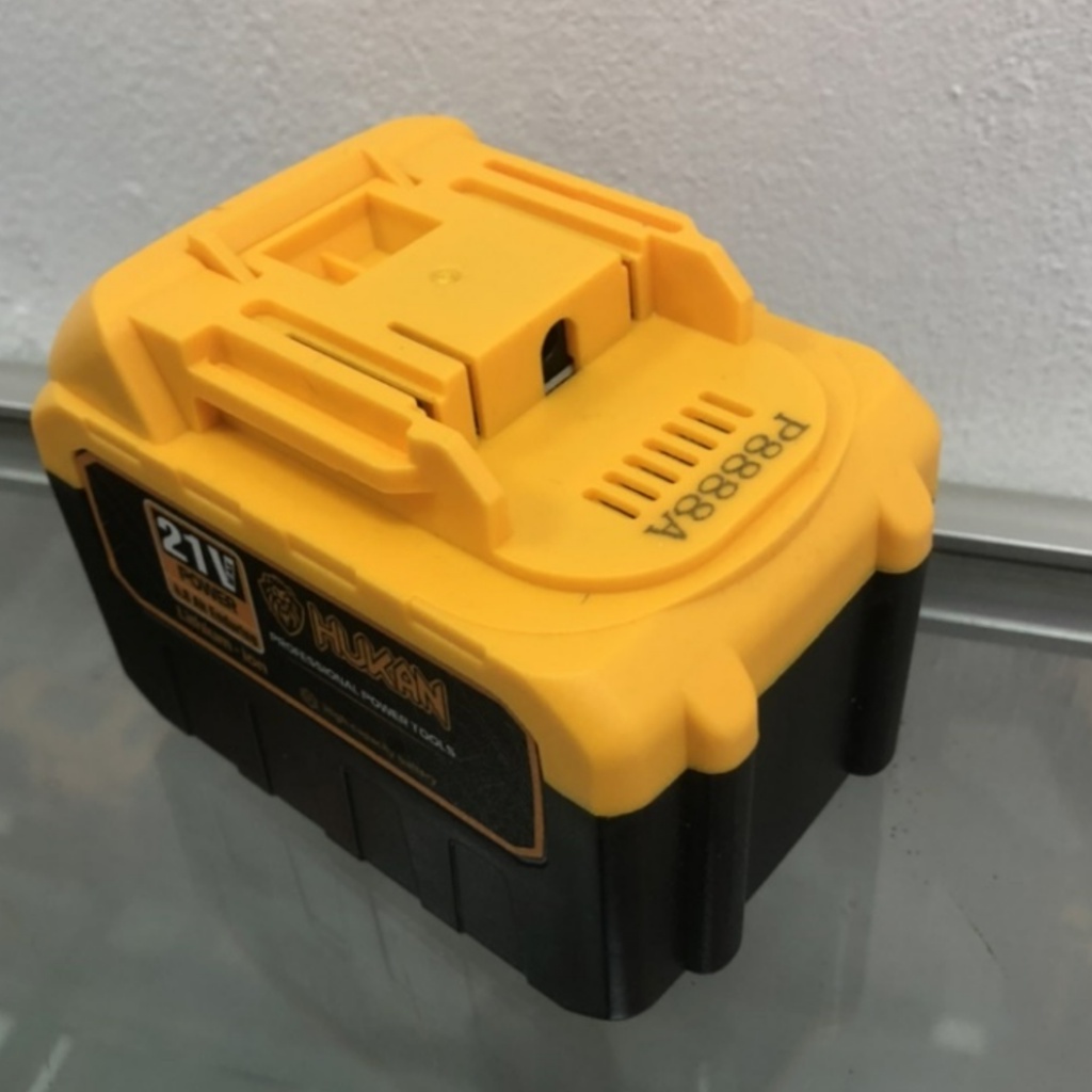 Pin máy khoan,siết bulong pin,máy mài pin HUKAN 15cell mẫu mới 2023 chân pin phổ thông dung lượng 4.8Ah