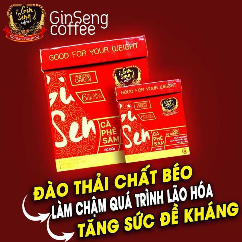 CÀ PHÊ SÂM GINSENG COFFE (Cà phê giảm cân)