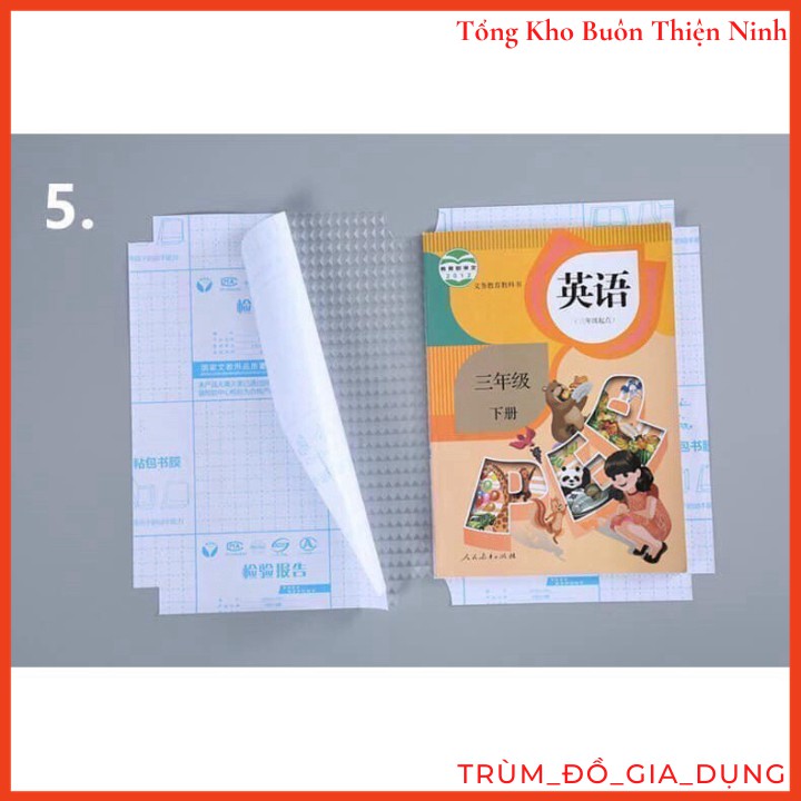 Bộ 10 Bọc sách vở cho bé siêu nhanh