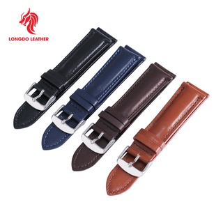 Dây da đồng hồ - đủ size 12/14/16/18/20/22/24 - thương hiệu uy tín longdo leather - dau