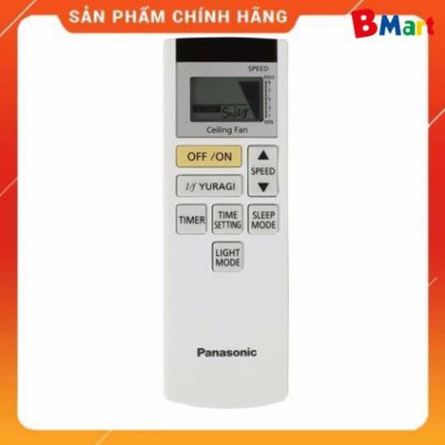 [FreeShip] Quạt trần cao cấp 5 cánh Panasonic có đèn F-60UFN - có điều khiển , Hàng chính hãng - Bảo hành 12 tháng  - BM