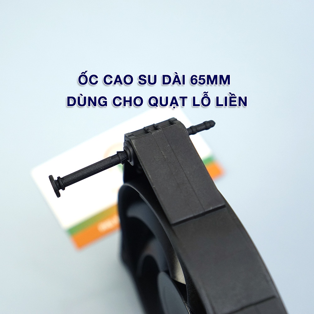 Ốc cao su gắn quạt máy tính - Ốc fan case cao su – Bộ 4 ốc quạt fan case chống ồn