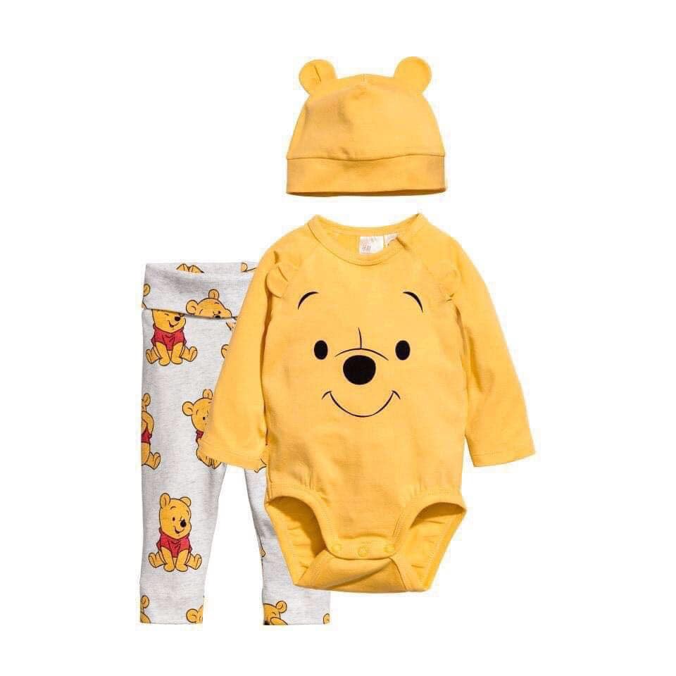 Set body 3 chi tiết gấu Pooh HM