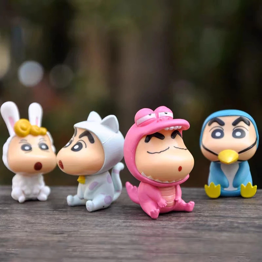 SHINCHAN Set 6 Mô Hình Nhân Vật Phim Hoạt Hình Shin-Chan Dễ Thương