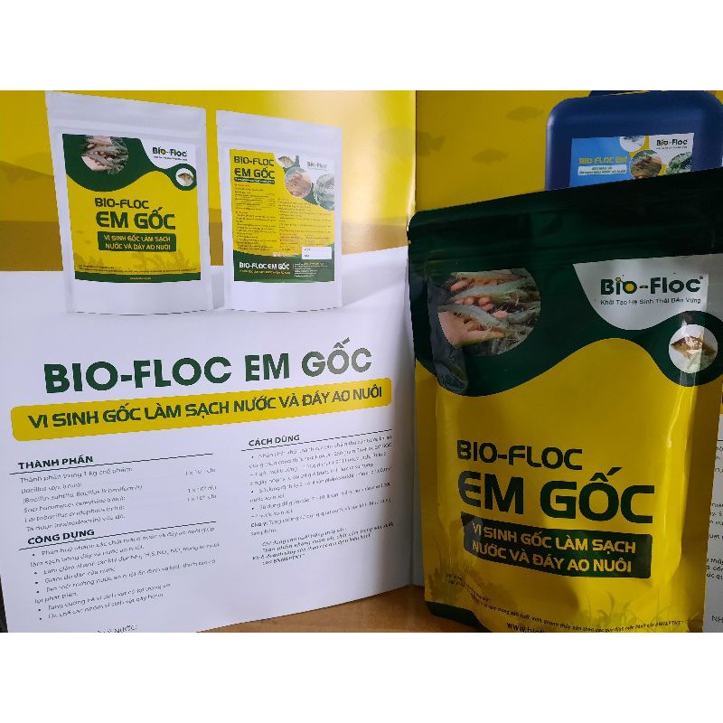 EM gốc  vi sinh gốc làm sạch nước và đáy ao nuôi