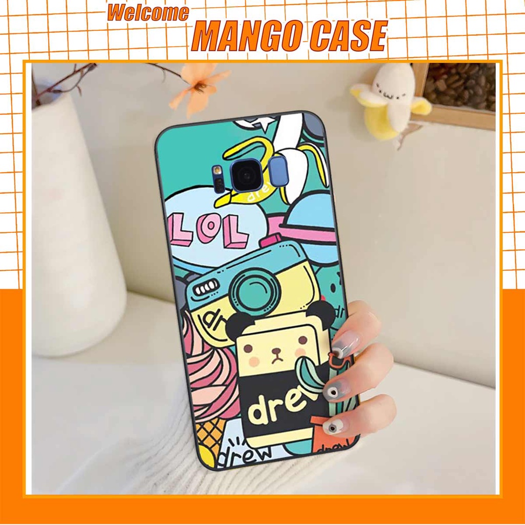 Ốp lưng điện thoại Samsung S8 / S8 Plus / S8+ drew, kaws, bape cao cấp, vỏ ốp rẻ đẹp