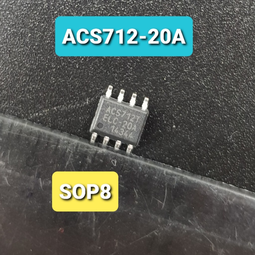 Cảm Biến Dòng 20A ACS712-20A🍀Sensor Đo Dòng Điện DC và AC Chuyên Dụng