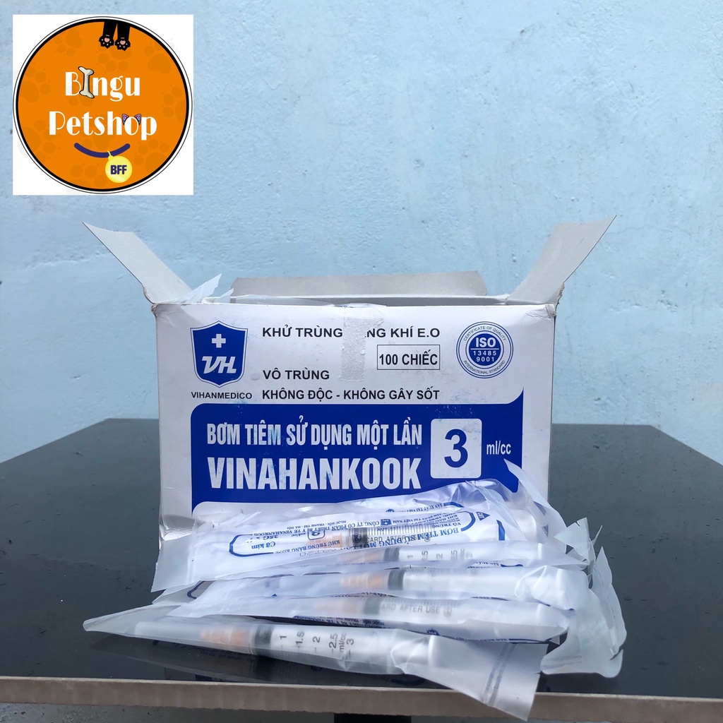 [LẺ 1 CÂY] Bơm tiêm 3cc, 1cc, 5cc