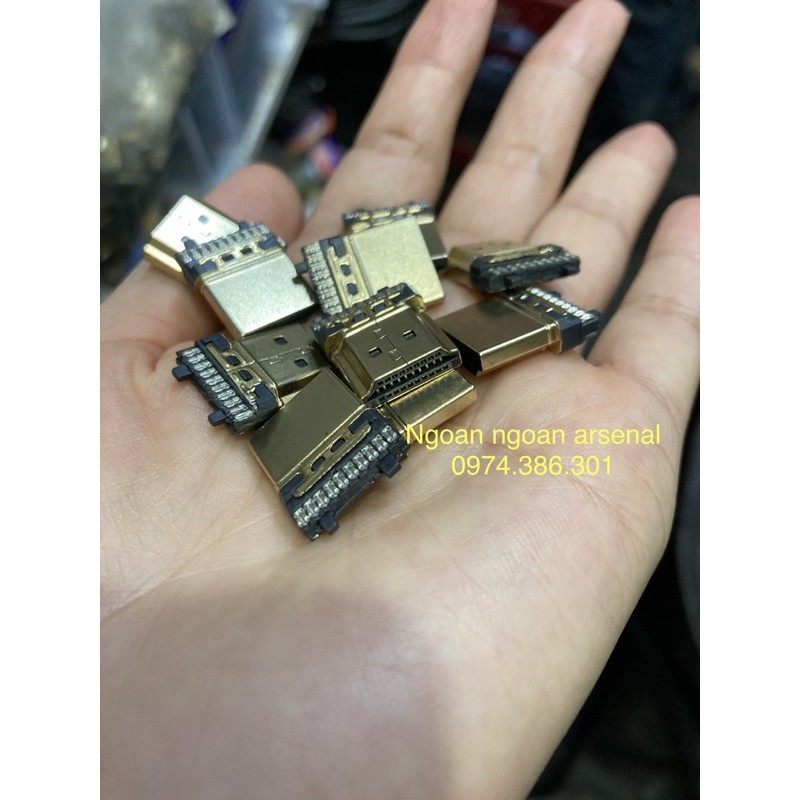 Jack rắc tín hiệu HDMI  bắt vít- hàn vô cùng tiện lợi